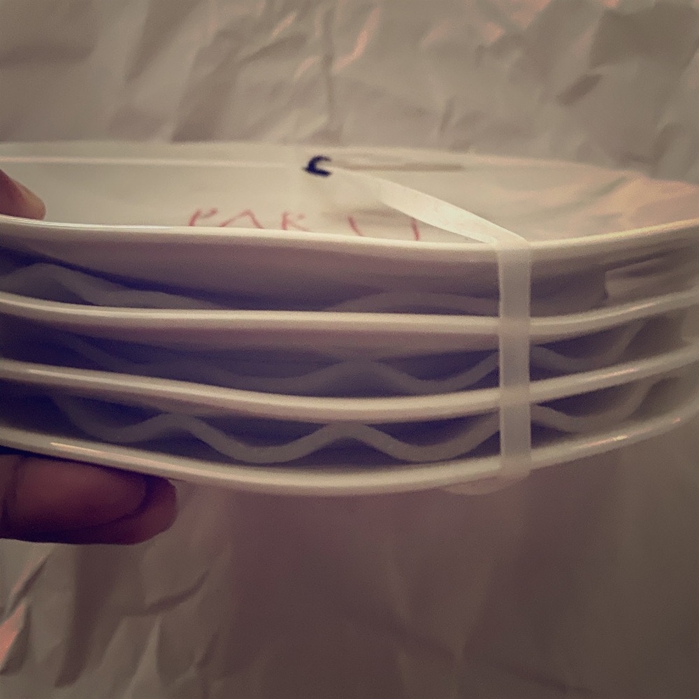Rae Dunn 10” Party plates
